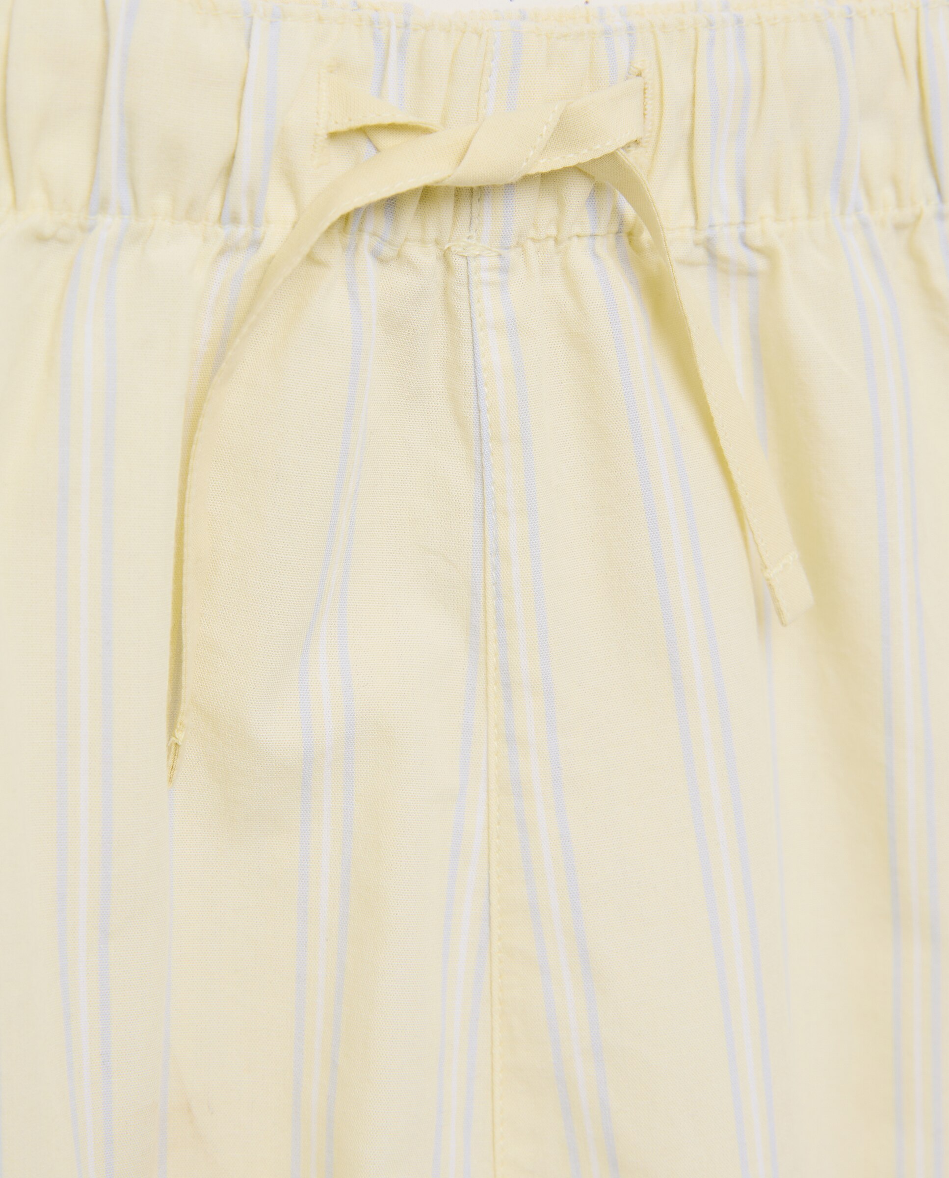 Pijama de niño de popelín corto 310 Amarillo claro-3