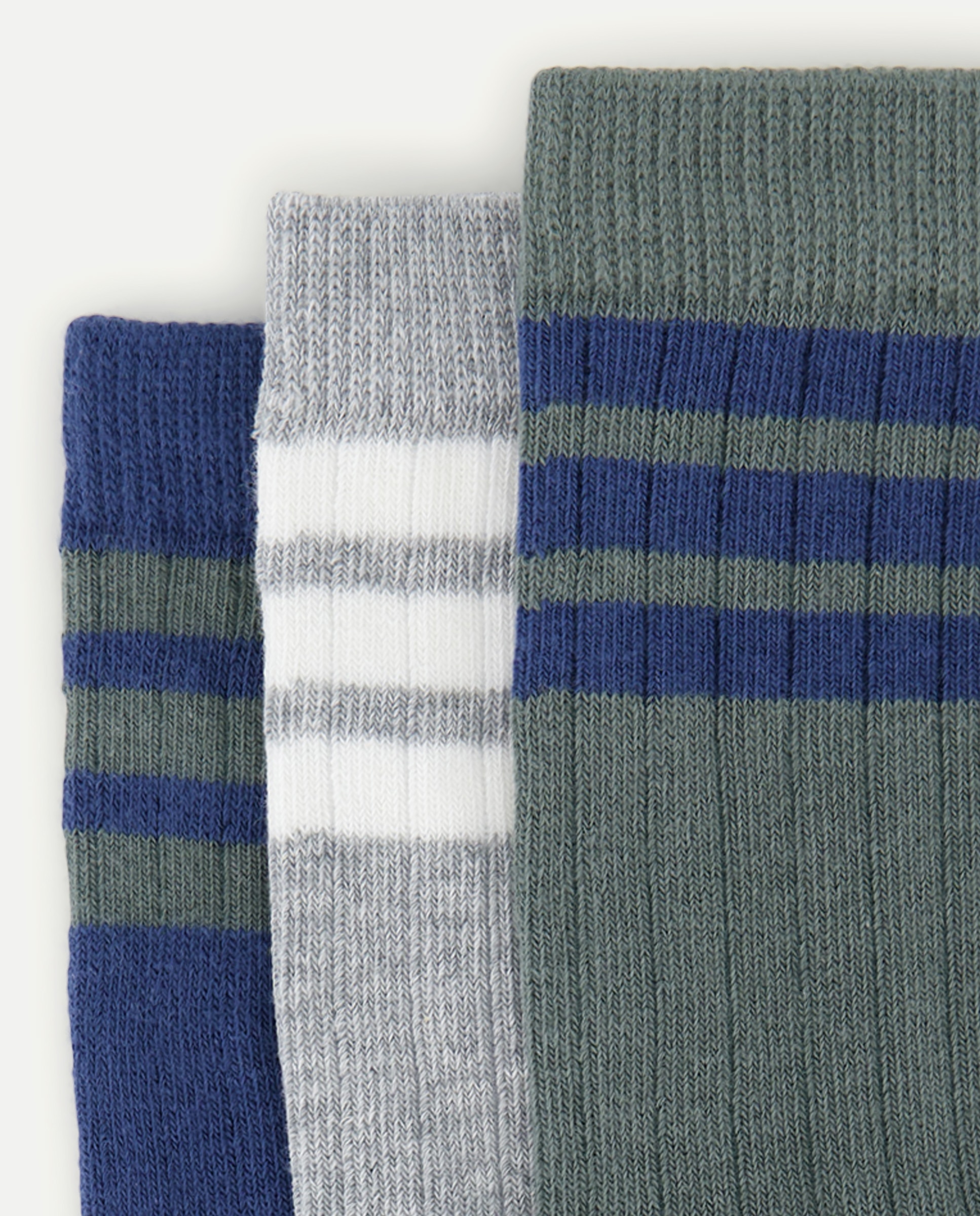 Pack 3 calcetines altos de niño Verde-2