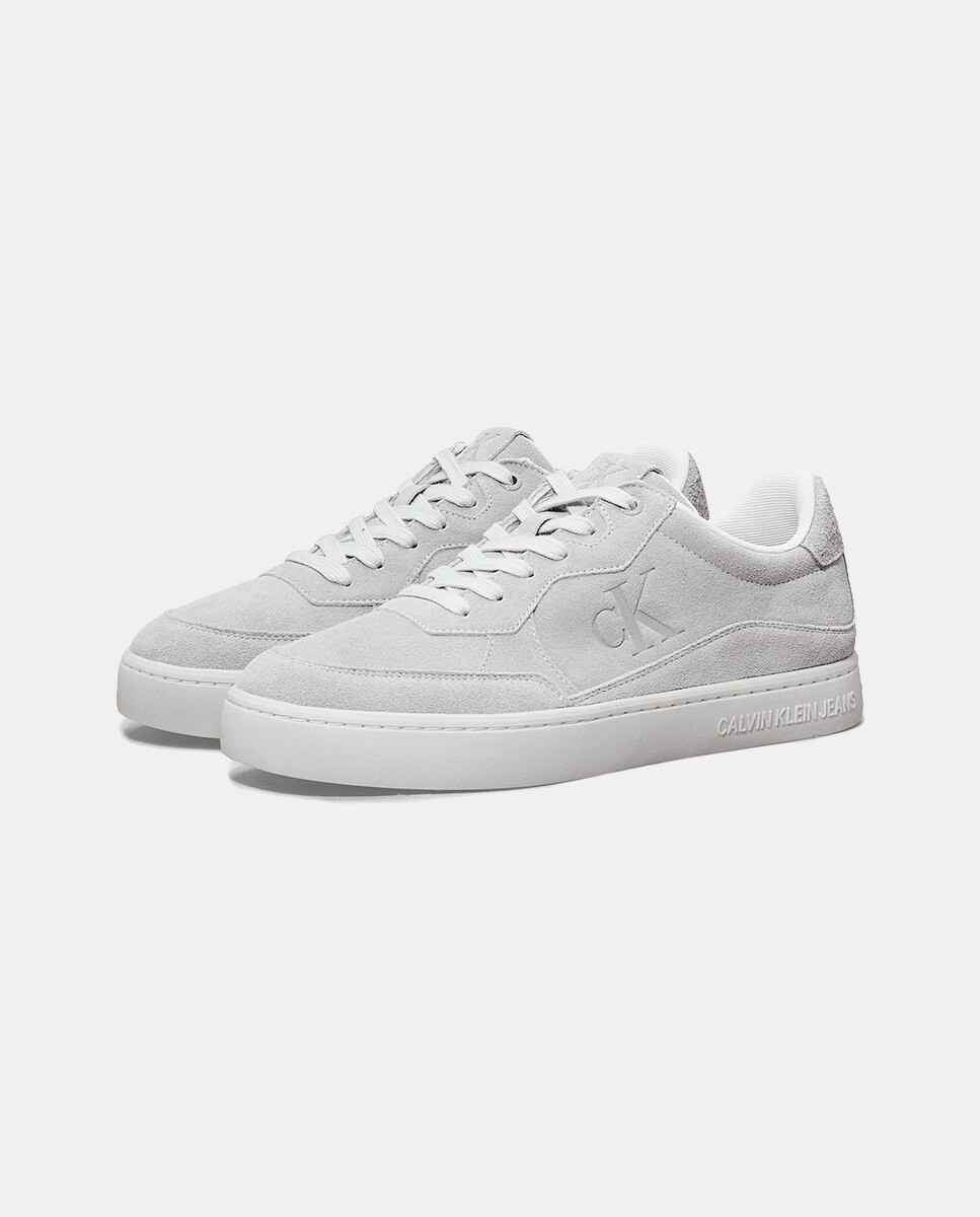 Zapatilla casco de ante Calvin Klein Jeans - Gris claro Gris claro-2
