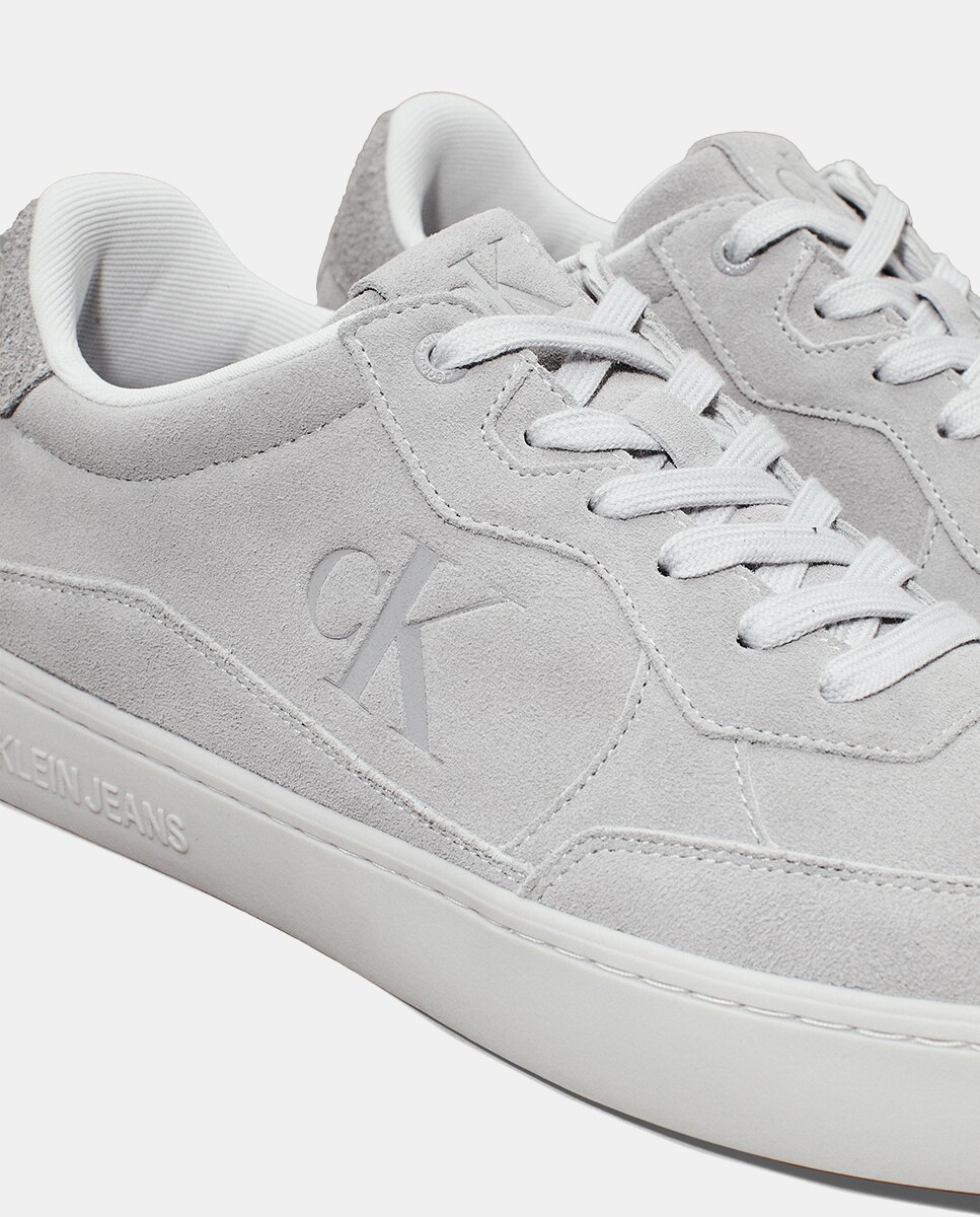 Zapatilla casco de ante Calvin Klein Jeans - Gris claro Gris claro-6