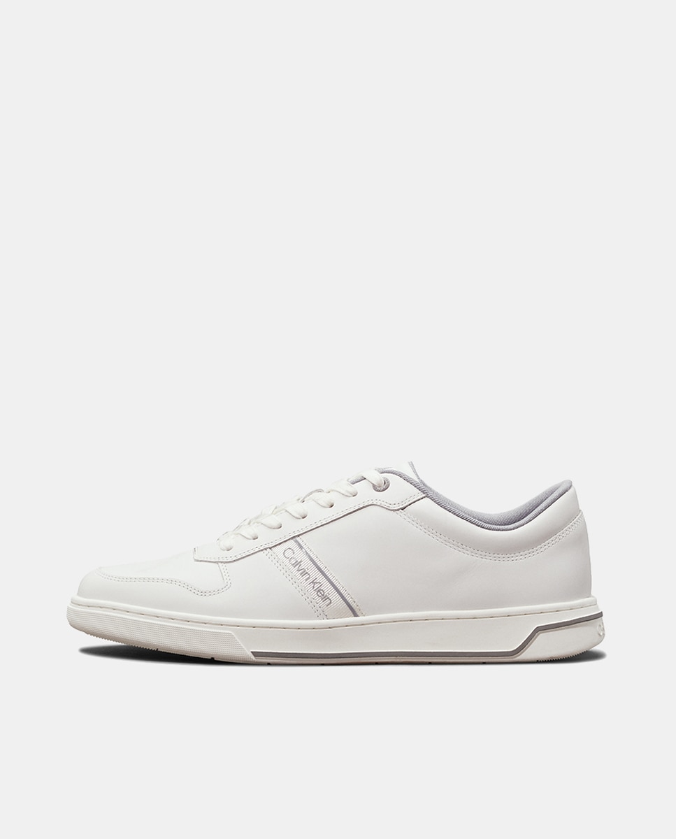 Zapatilla de piel Calvin Klein - Blanco Blanco-6