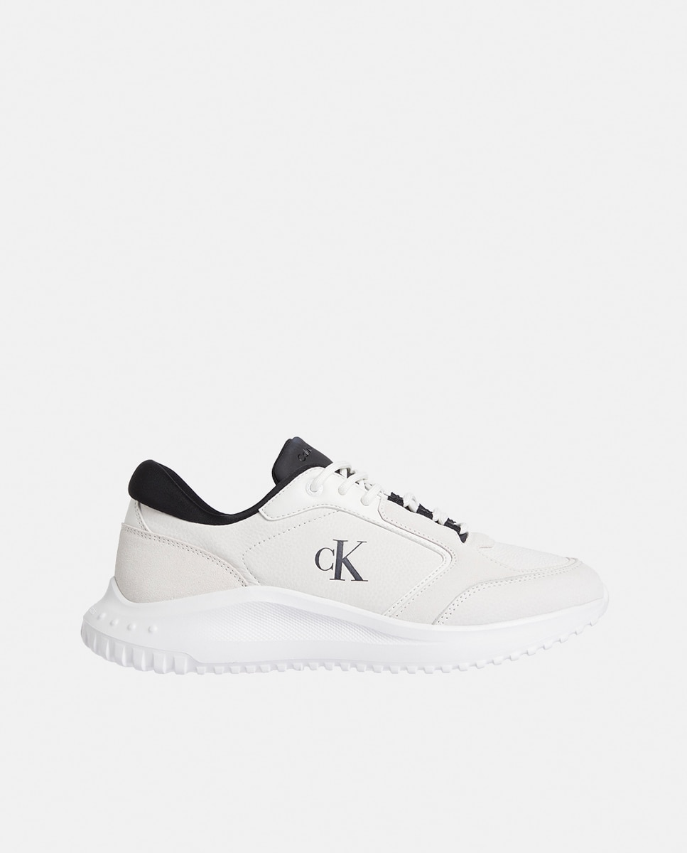 Calvin Klein - Zapatilla de hombre estilo runner de piel.