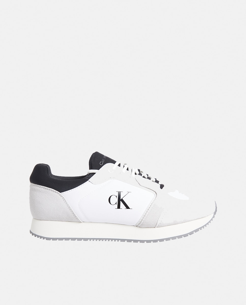 Calvin Klein - Zapatillas de hombre estilo runner con calcetín.