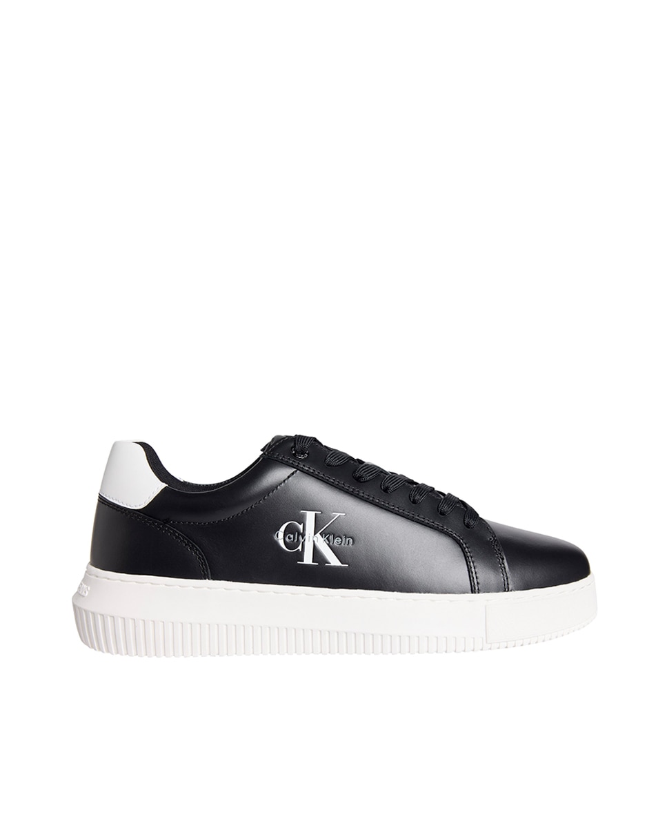 Zapatillas casuales de piel Calvin Klein - Negro Negro-1