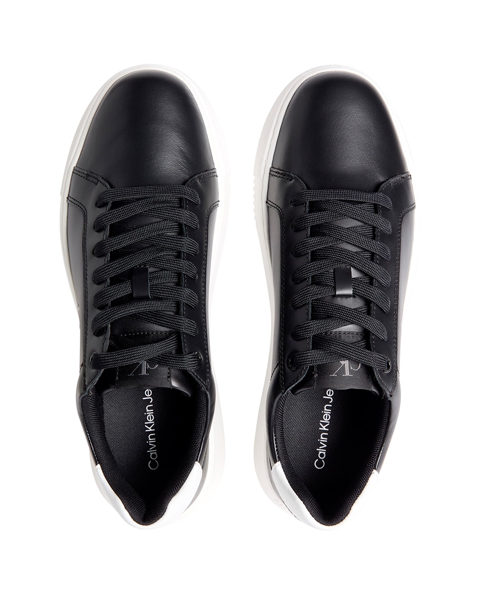 Zapatillas casuales de piel Calvin Klein - Negro Negro-3