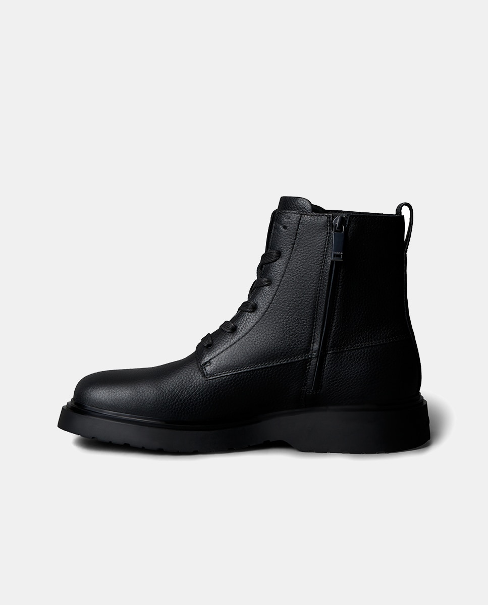 Bota Calvin Klein de piel - Negro Negro-5