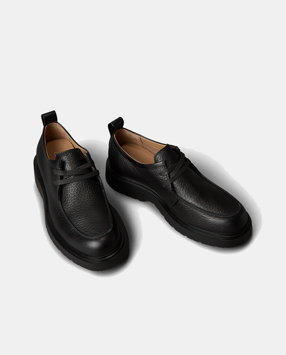 Mocassins Clássicos em Pele Preto-2