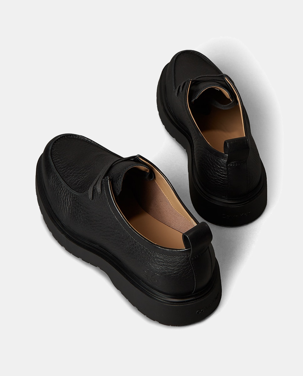 Mocassins Clássicos em Pele Preto-3