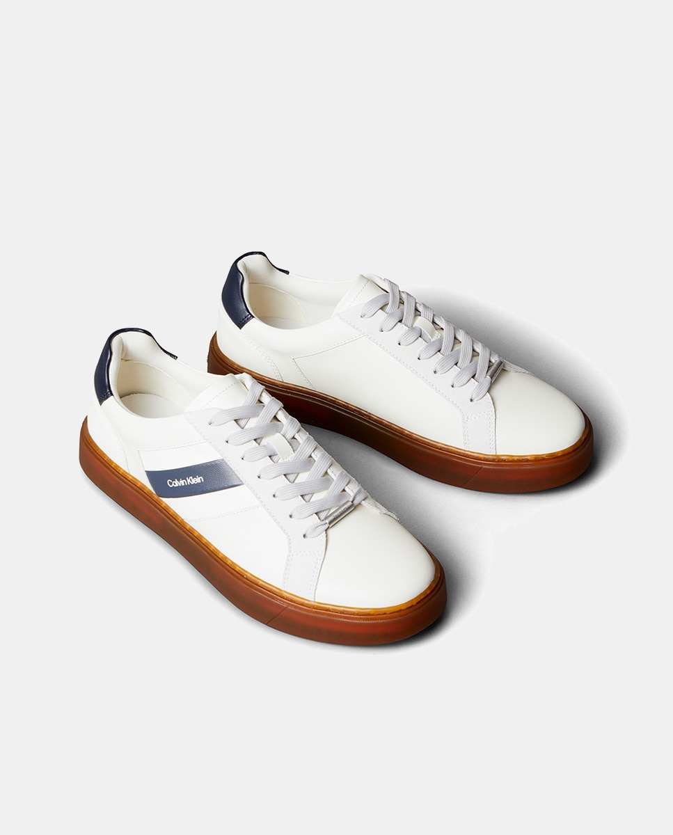 Zapatilla casual de nylon - Calvin Klein - Crema Crema-2