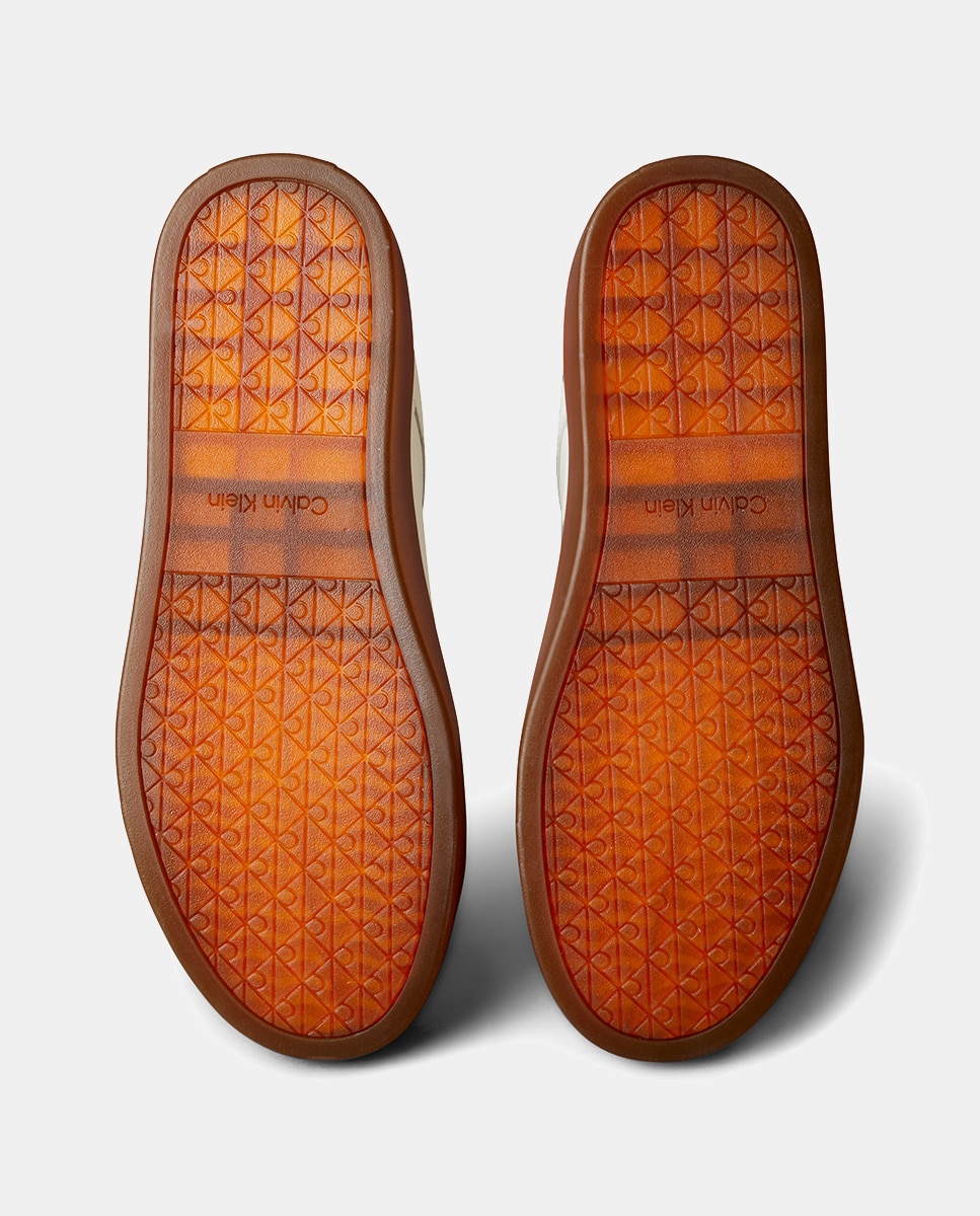 Zapatilla casual de nylon - Calvin Klein - Crema Crema-6
