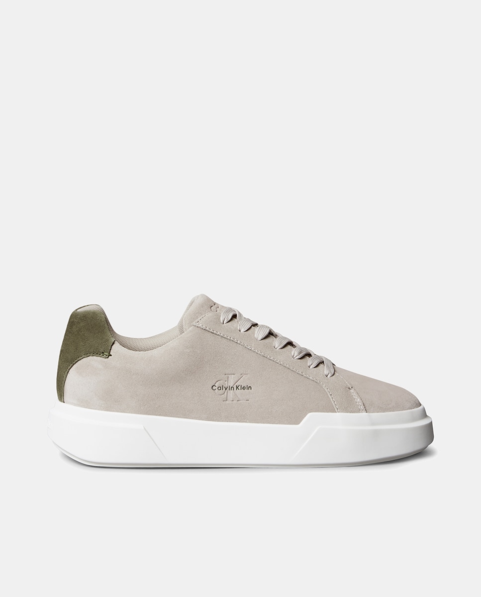 Calvin Klein - Zapatilla casual de serraje.