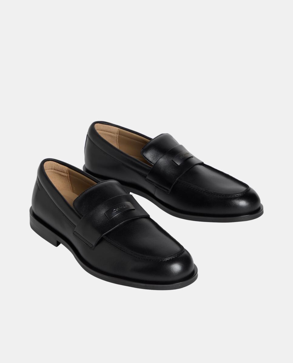 Mocassins em Pele Preto-3