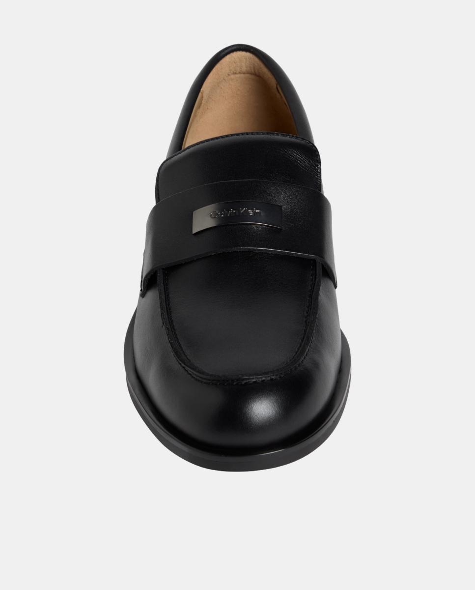 Mocassins em Pele Preto-4
