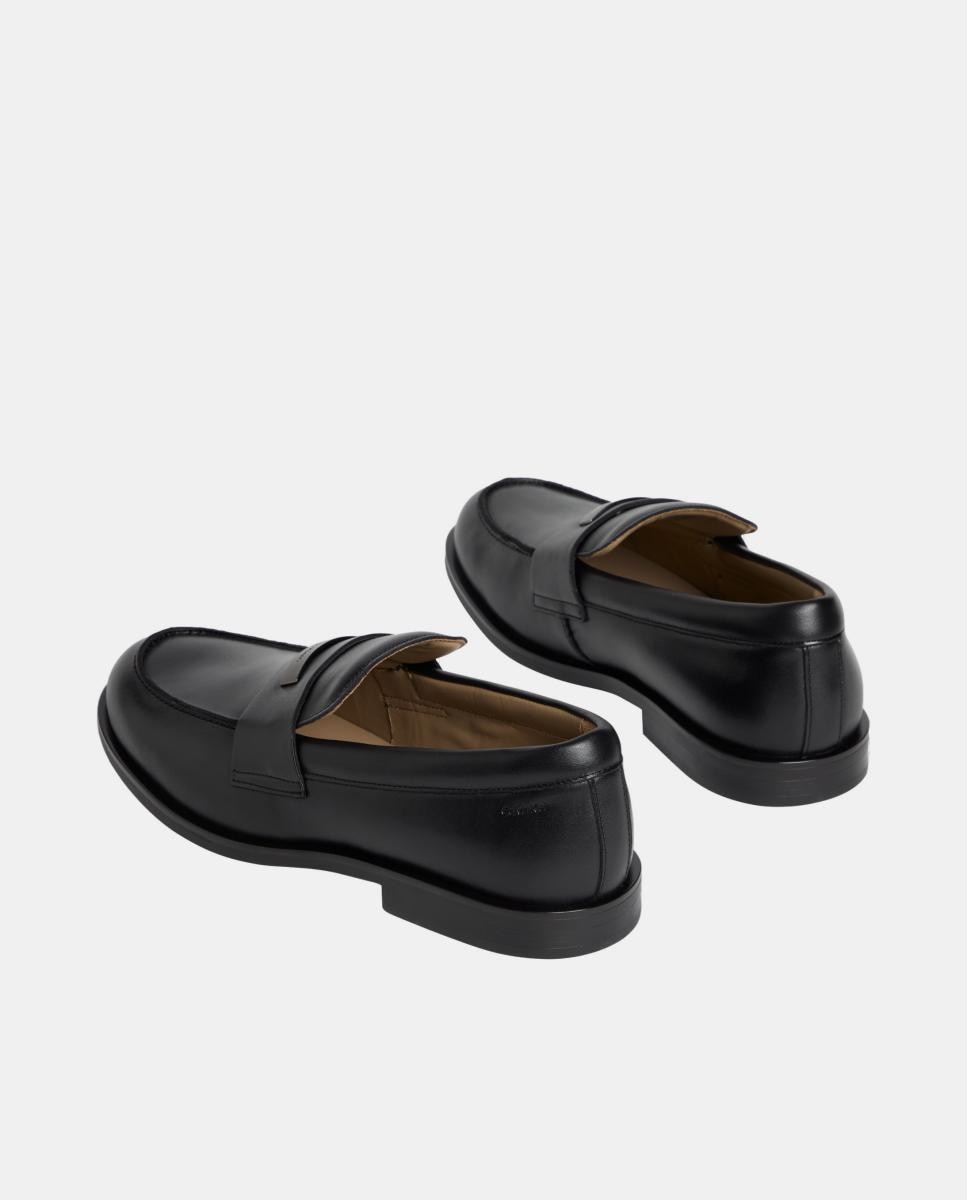 Mocassins em Pele Preto-5