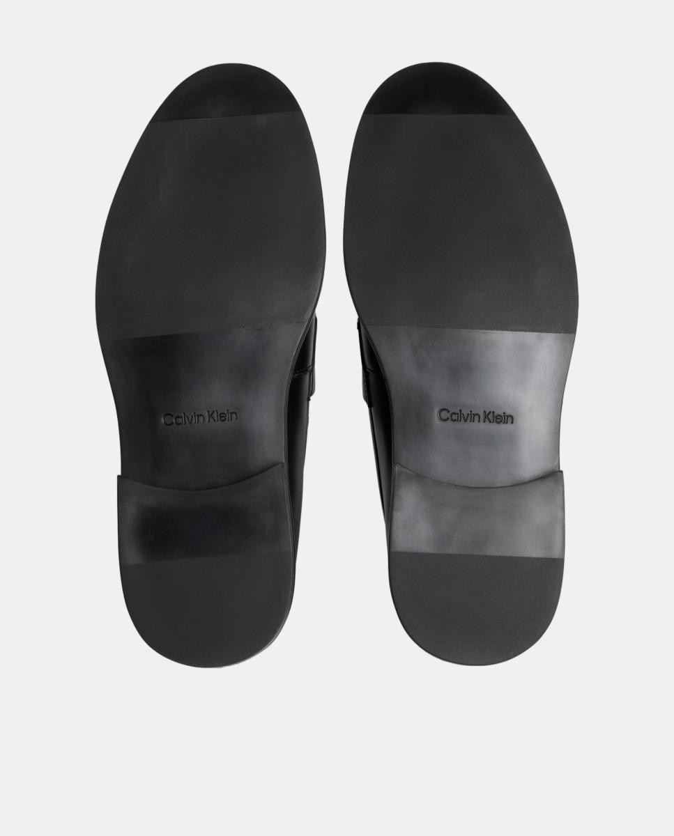 Mocassins em Pele Preto-7