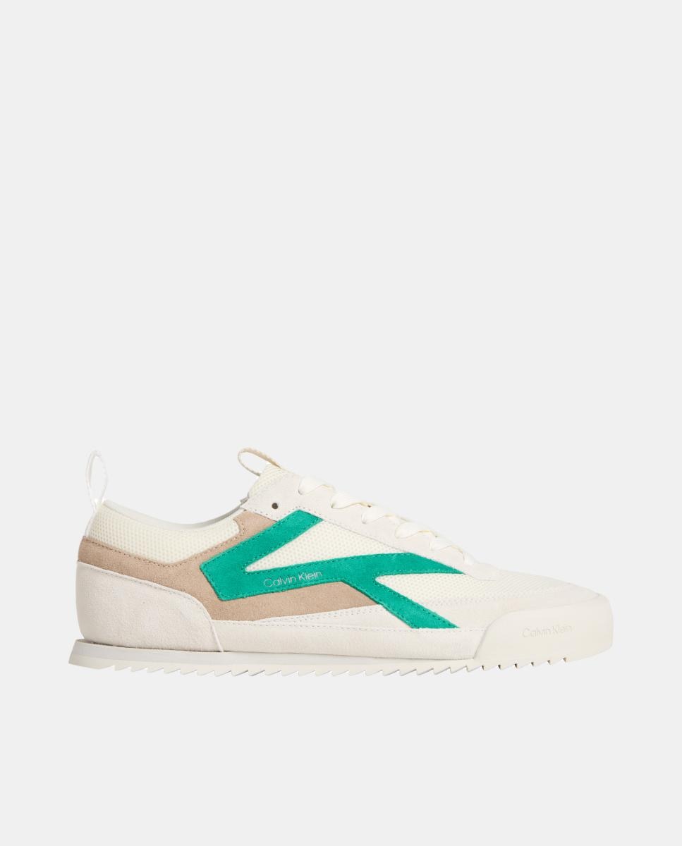 Calvin Klein - Zapatilla runner Calvin Klein de perfil bajo con logo CK STRIPE.