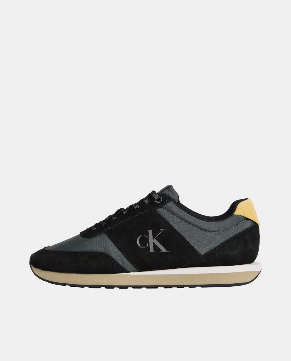 Sapatilhas Runner de Nylon Preto-6