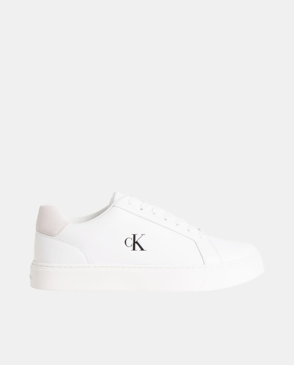 Calvin Klein - Zapatillas de piel clásicas cupsole Calvin Klein.