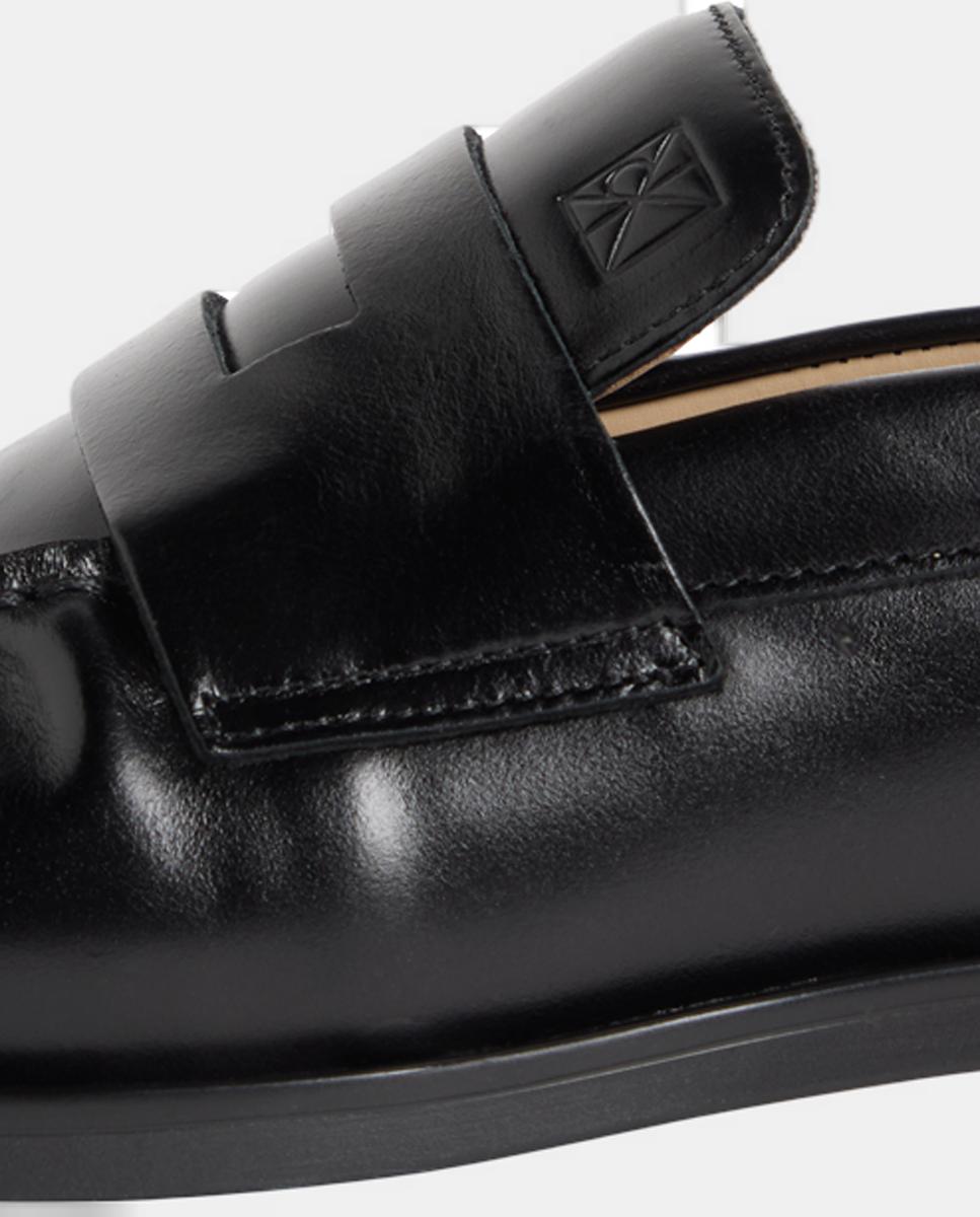 Mocassins em Pele Preto-6