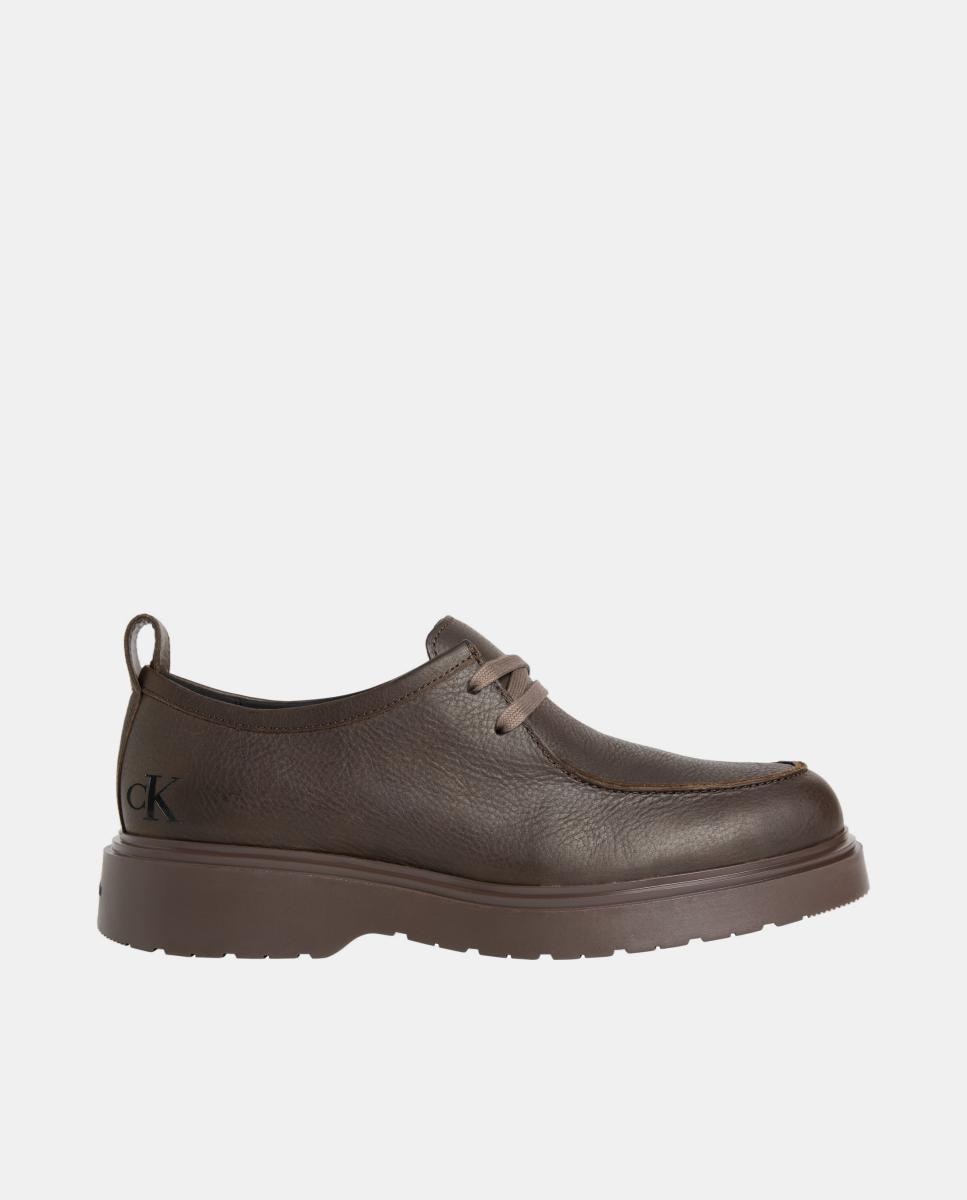 Zapato Derby Calvin Klein de piel - Marrón oscuro Marrón oscuro-1