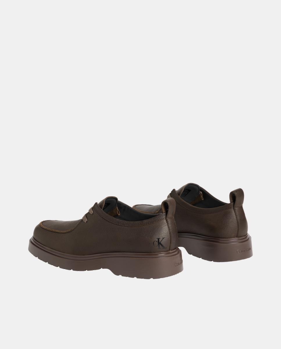 Zapato Derby Calvin Klein de piel - Marrón oscuro Marrón oscuro-3