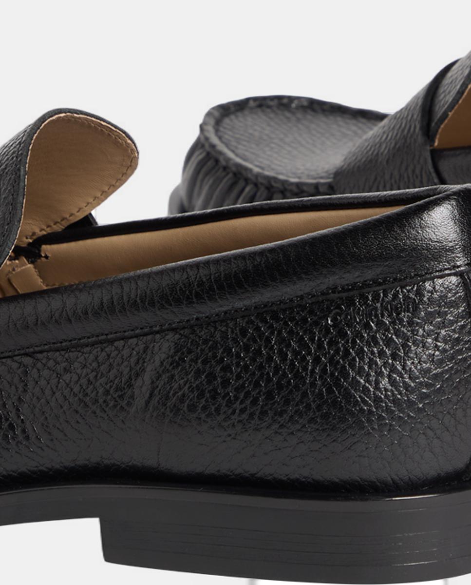 Mocassins em Pele Preto-3