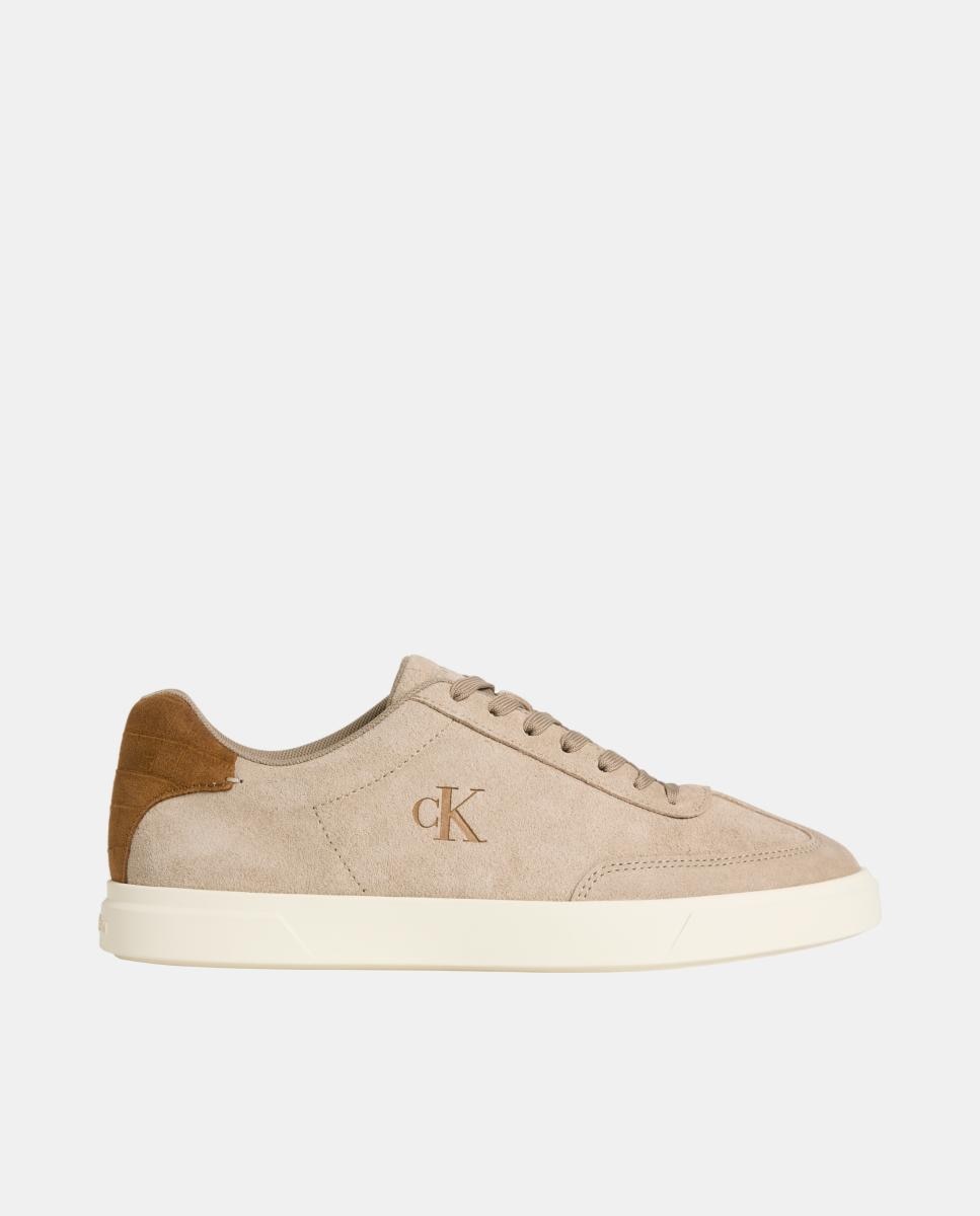 Imagen 0 de Zapatilla casco Calvin Klein de ante Beige