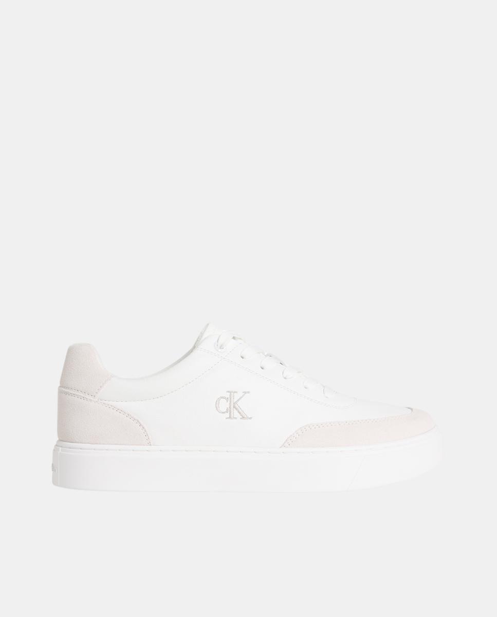 Imagen 0 de Zapatilla casco Calvin Klein de piel Blanco