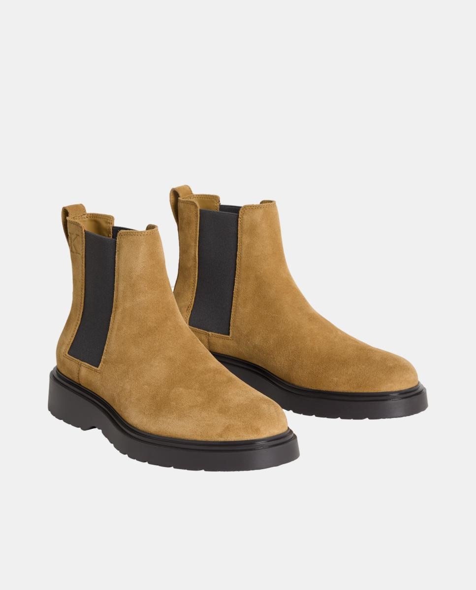Bota Calvin Klein de piel - Beige Beige-2