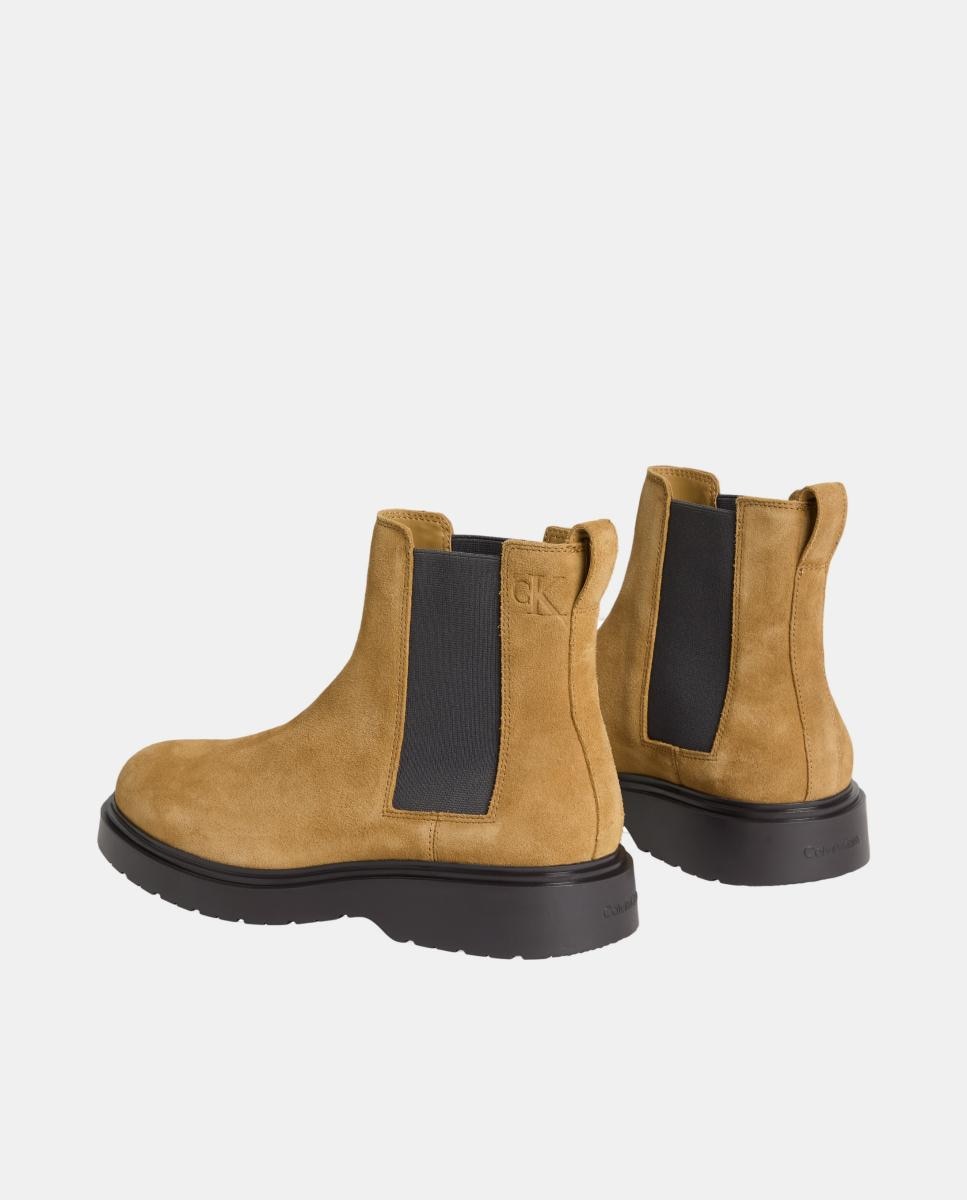 Bota Calvin Klein de piel - Beige Beige-3