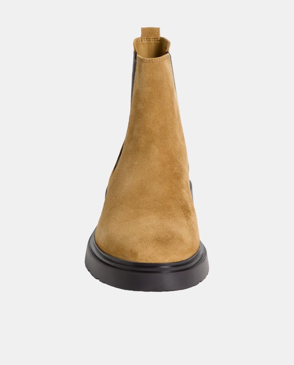 Bota Calvin Klein de piel - Beige Beige-4