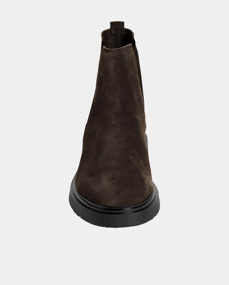 Bota Calvin Klein de piel - Marrón oscuro Marrón oscuro-4