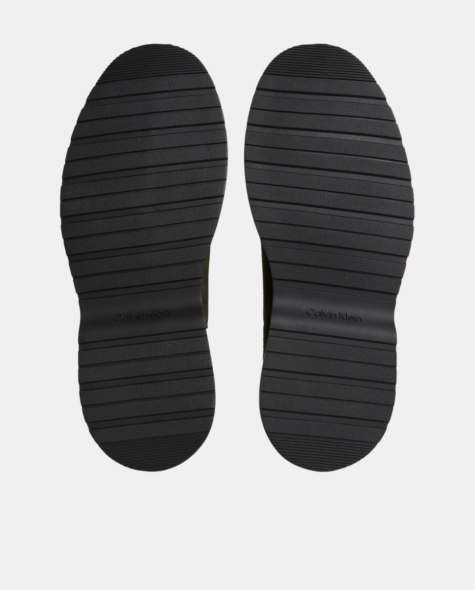 Bota Calvin Klein de piel - Marrón oscuro Marrón oscuro-5