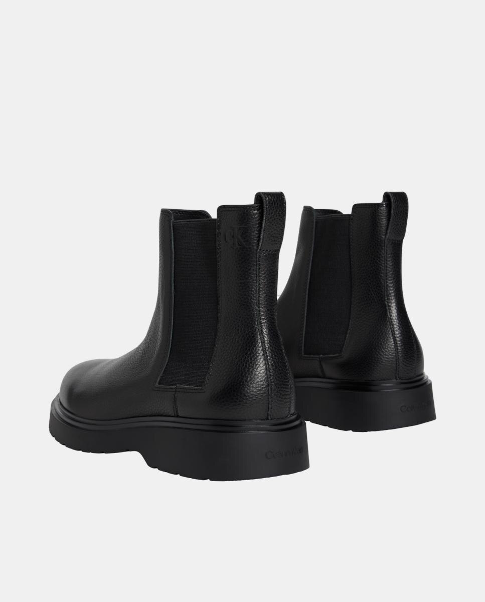 Imagen 2 de Bota Calvin Klein de piel - Negro Negro