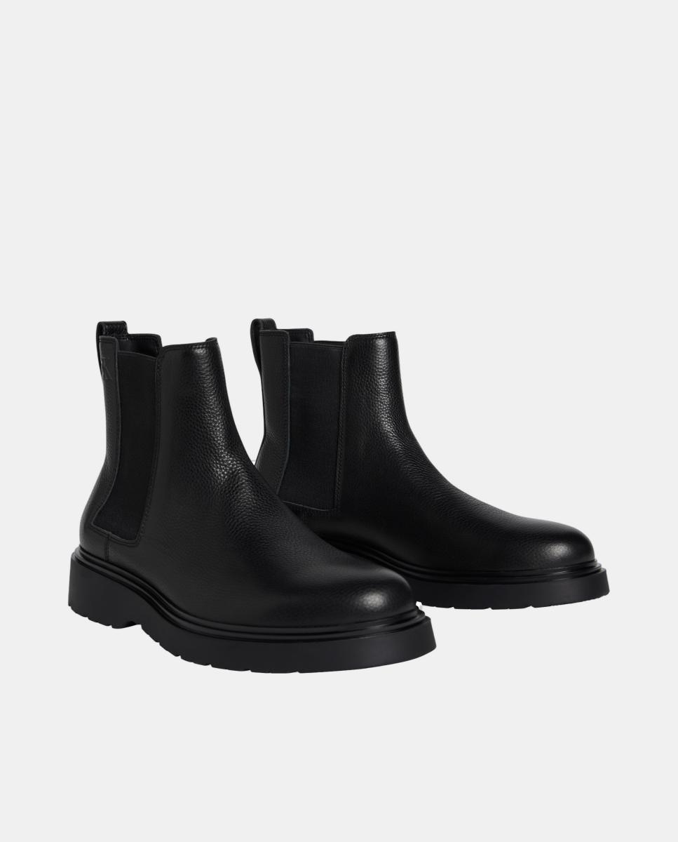 Imagen 3 de Bota Calvin Klein de piel - Negro Negro