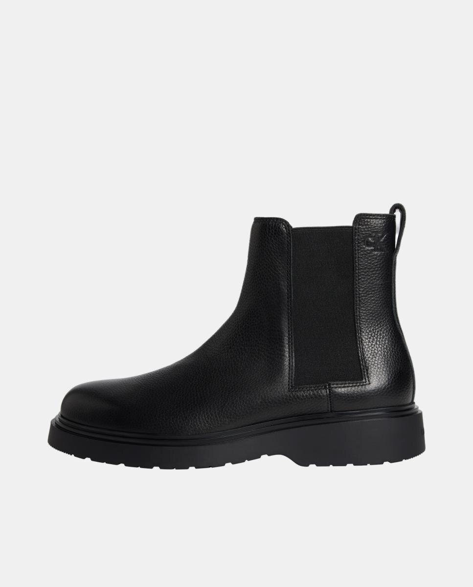 Imagen 6 de Bota Calvin Klein de piel - Negro Negro