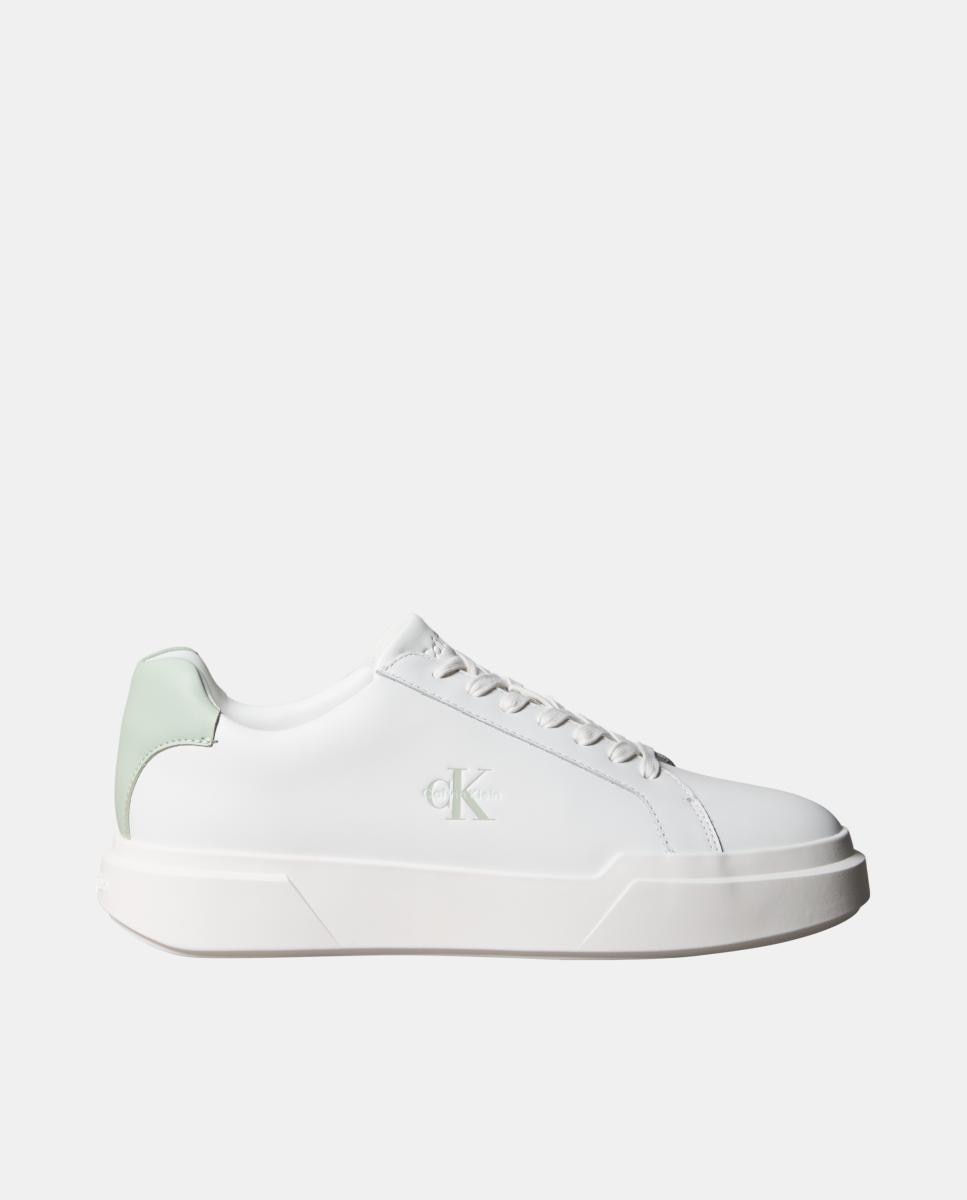 Imagen 1 de Zapatilla casco Calvin Klein de piel Blanco