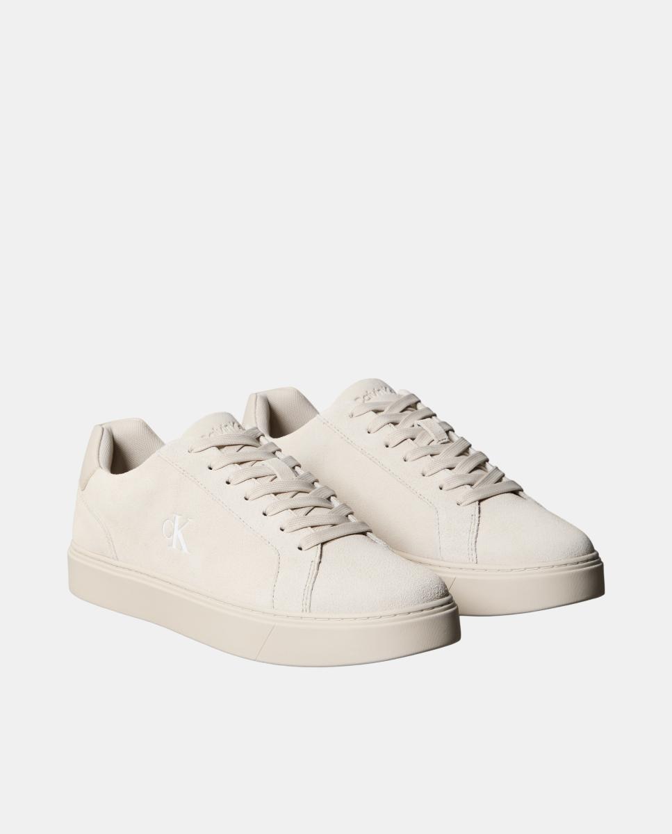 Imagen 2 de Zapatilla casco Calvin Klein de ante - Beige Beige