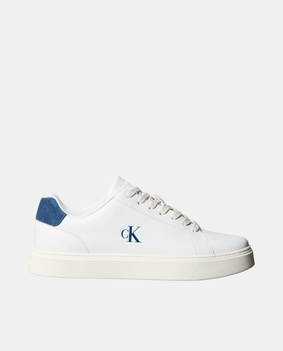Imagen 1 de Zapatilla casco Calvin Klein de piel Blanco