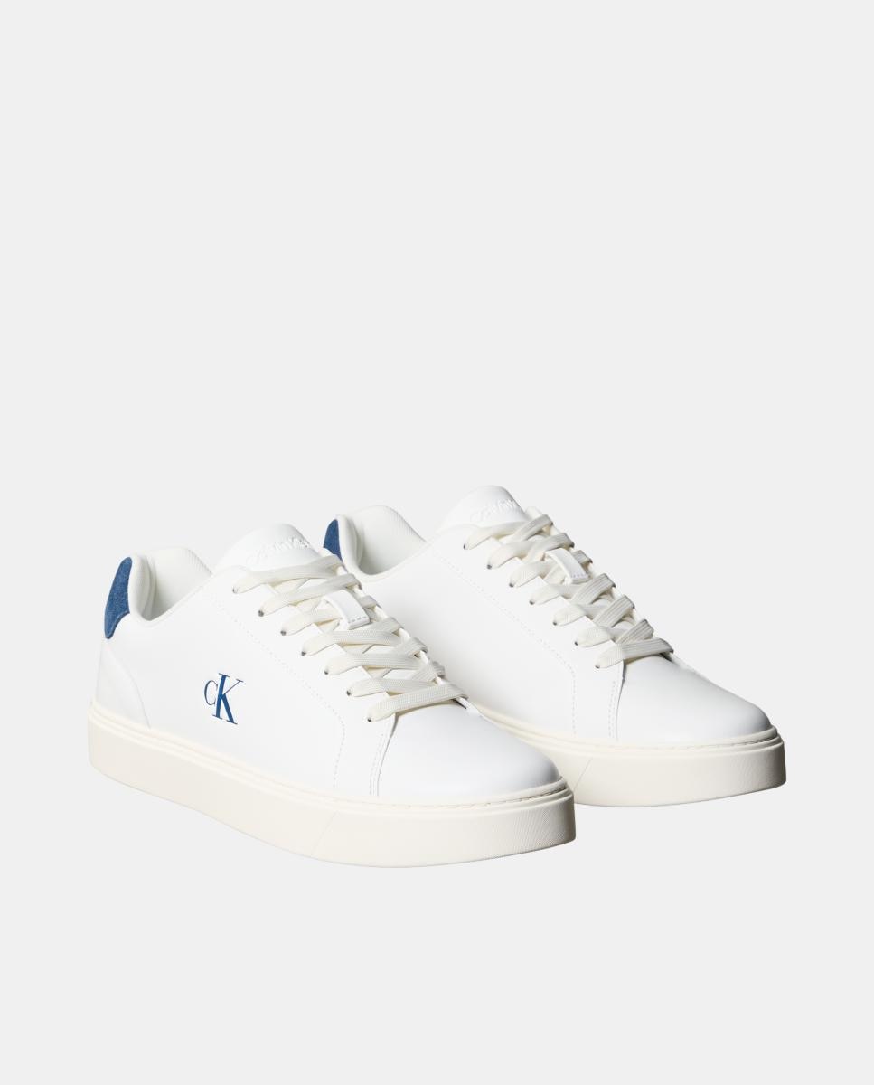 Imagen 2 de Zapatilla casco Calvin Klein de piel - Blanco Blanco