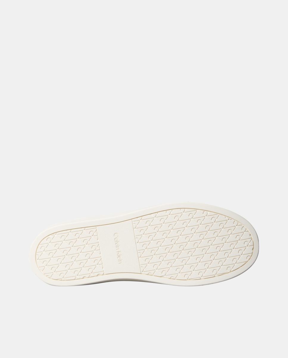 Imagen 5 de Zapatilla casco Calvin Klein de piel - Blanco Blanco