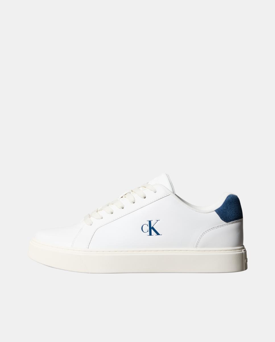 Imagen 6 de Zapatilla casco Calvin Klein de piel - Blanco Blanco