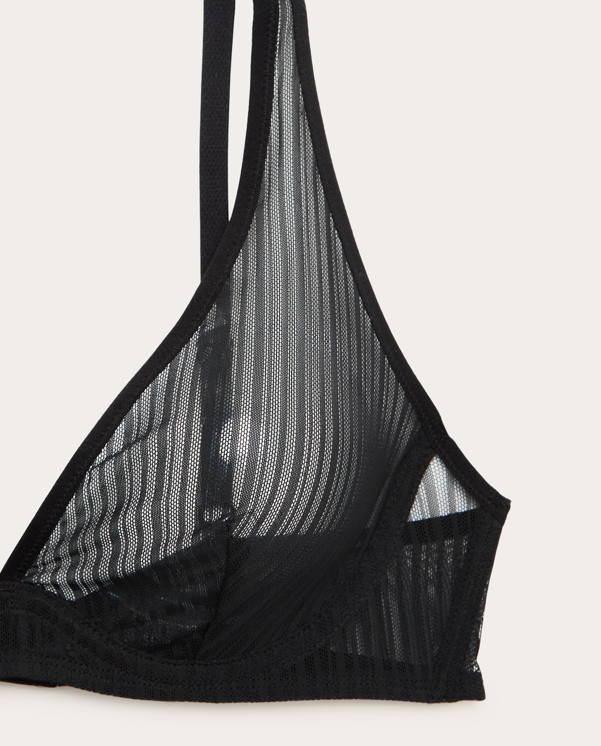 Imagen 3 de Sujetador triangular con aro - Negro Negro