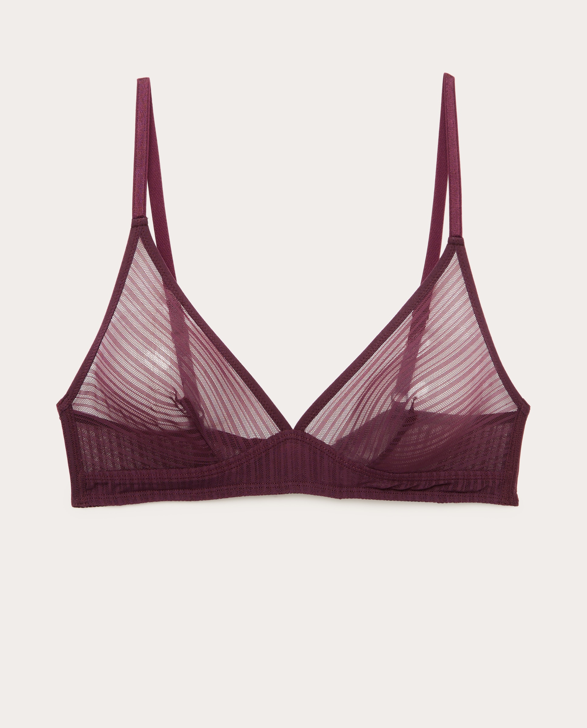 Imagen 1 de Sujetador triangular sin aro Morado