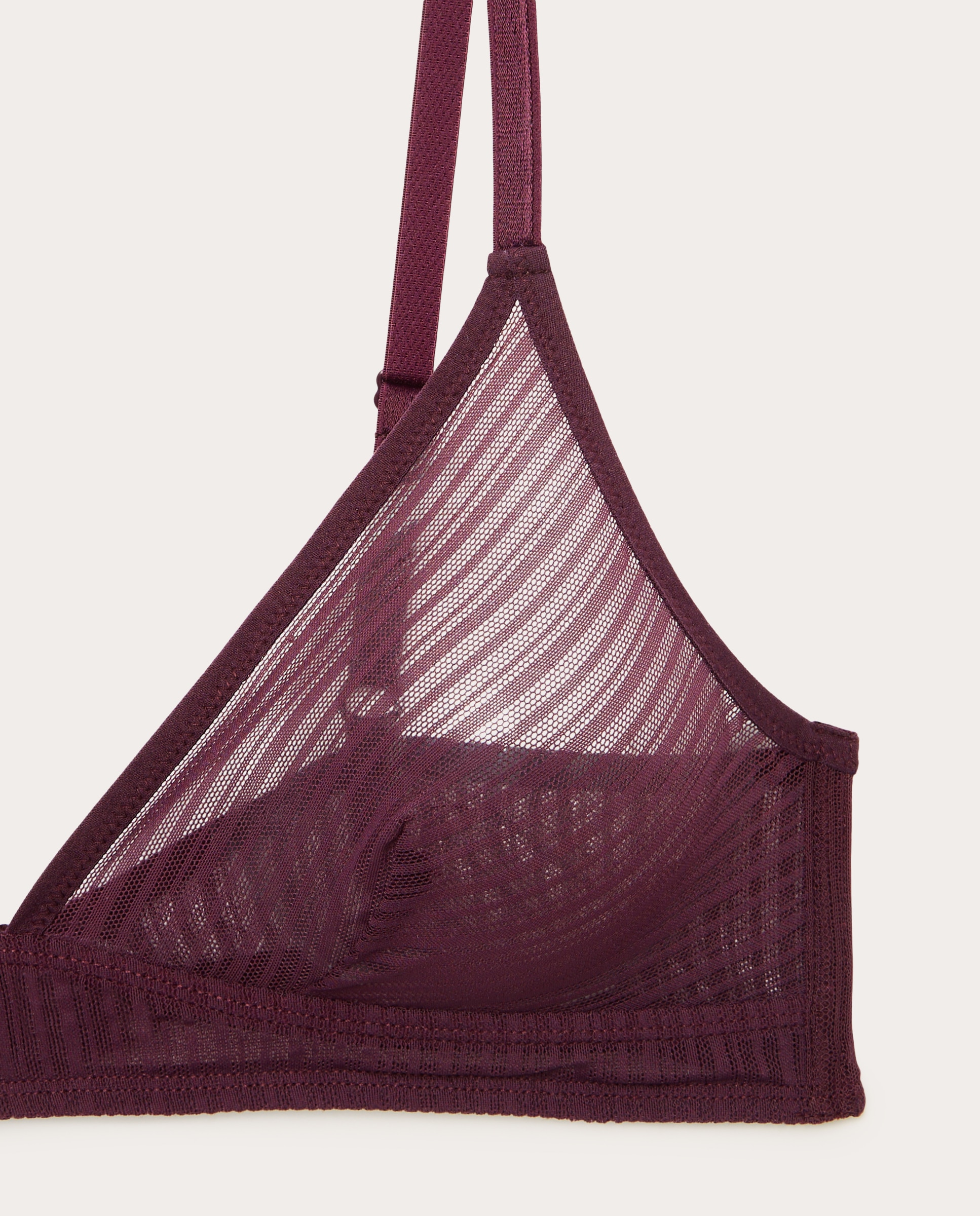Imagen 3 de Sujetador triangular sin aro - Morado Morado