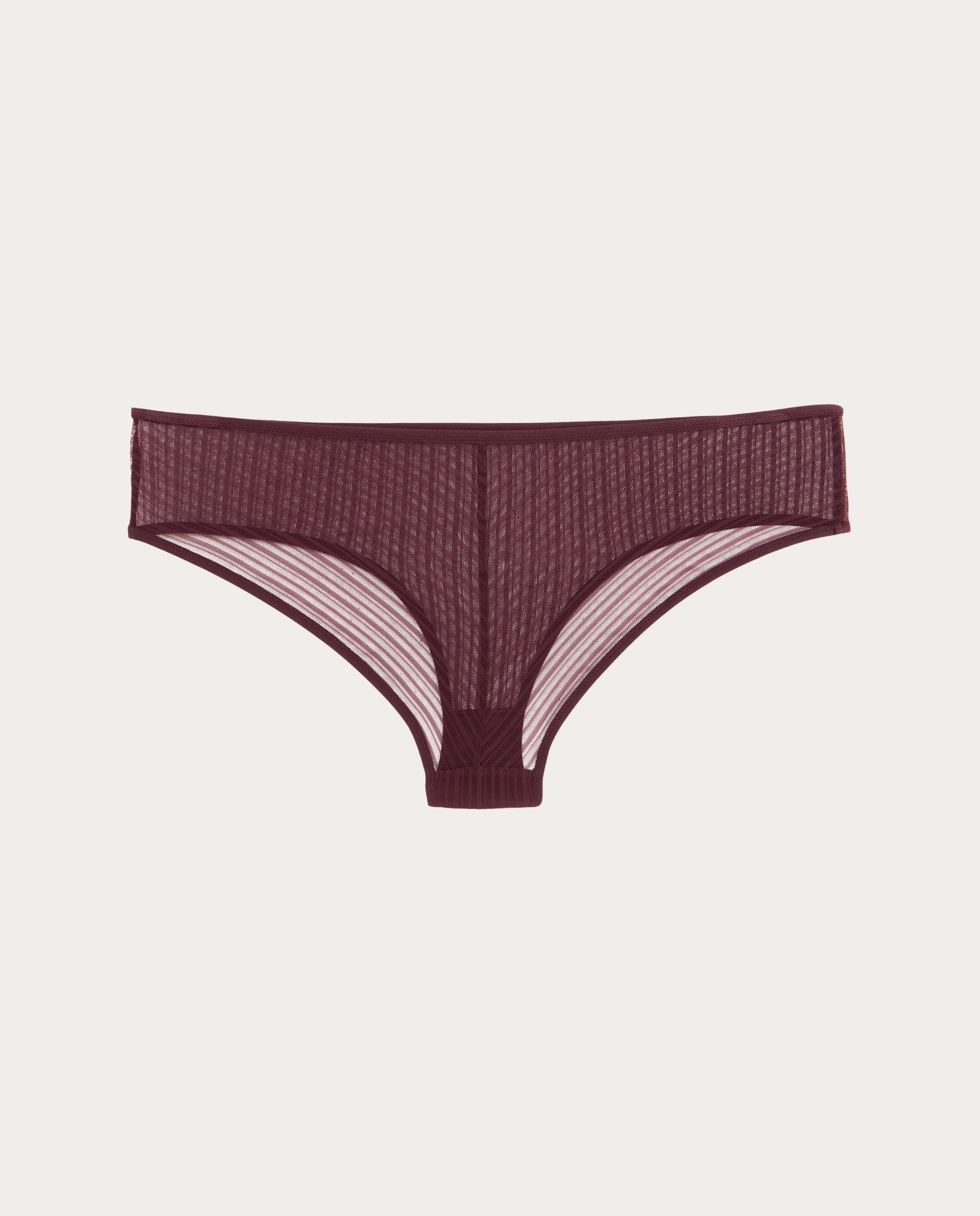 Cullottes de tul a rayas - Morado Morado-2