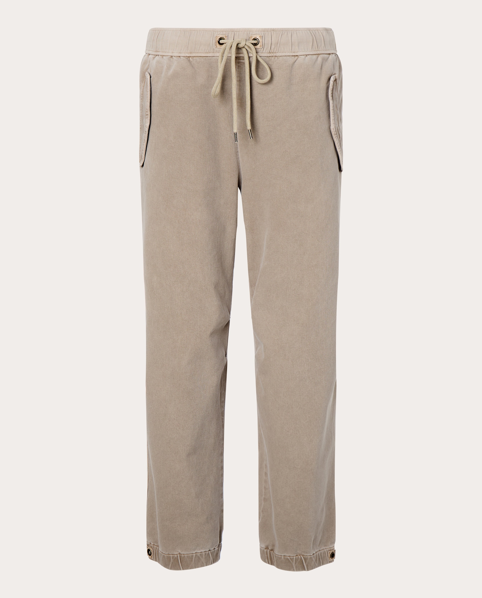 Imagen 0 de Pantalón recto de algodón Gris claro