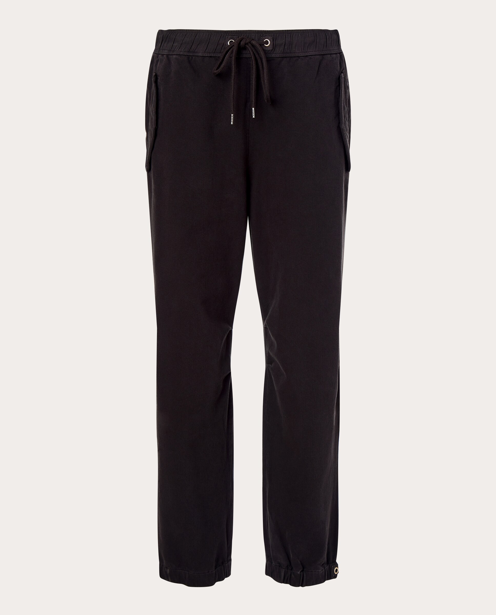 Imagen 0 de Pantalón recto de algodón Negro