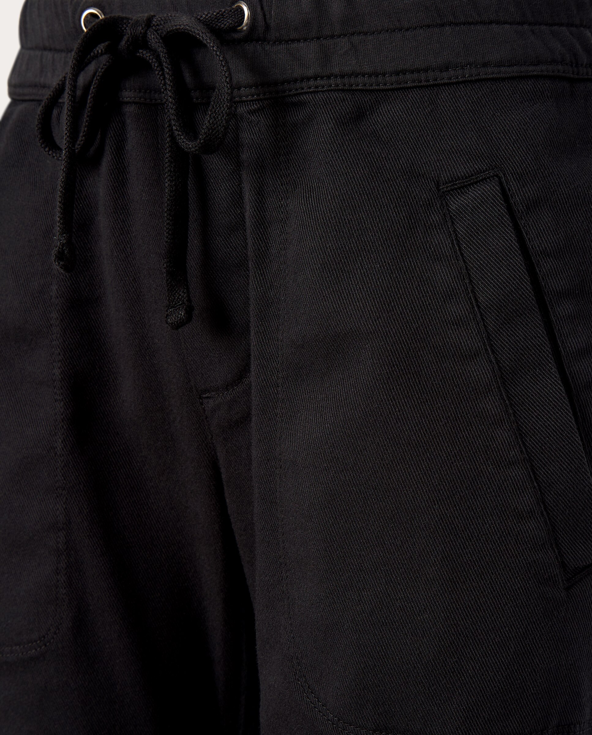 Pantalón recto de algodón - Negro Negro-3