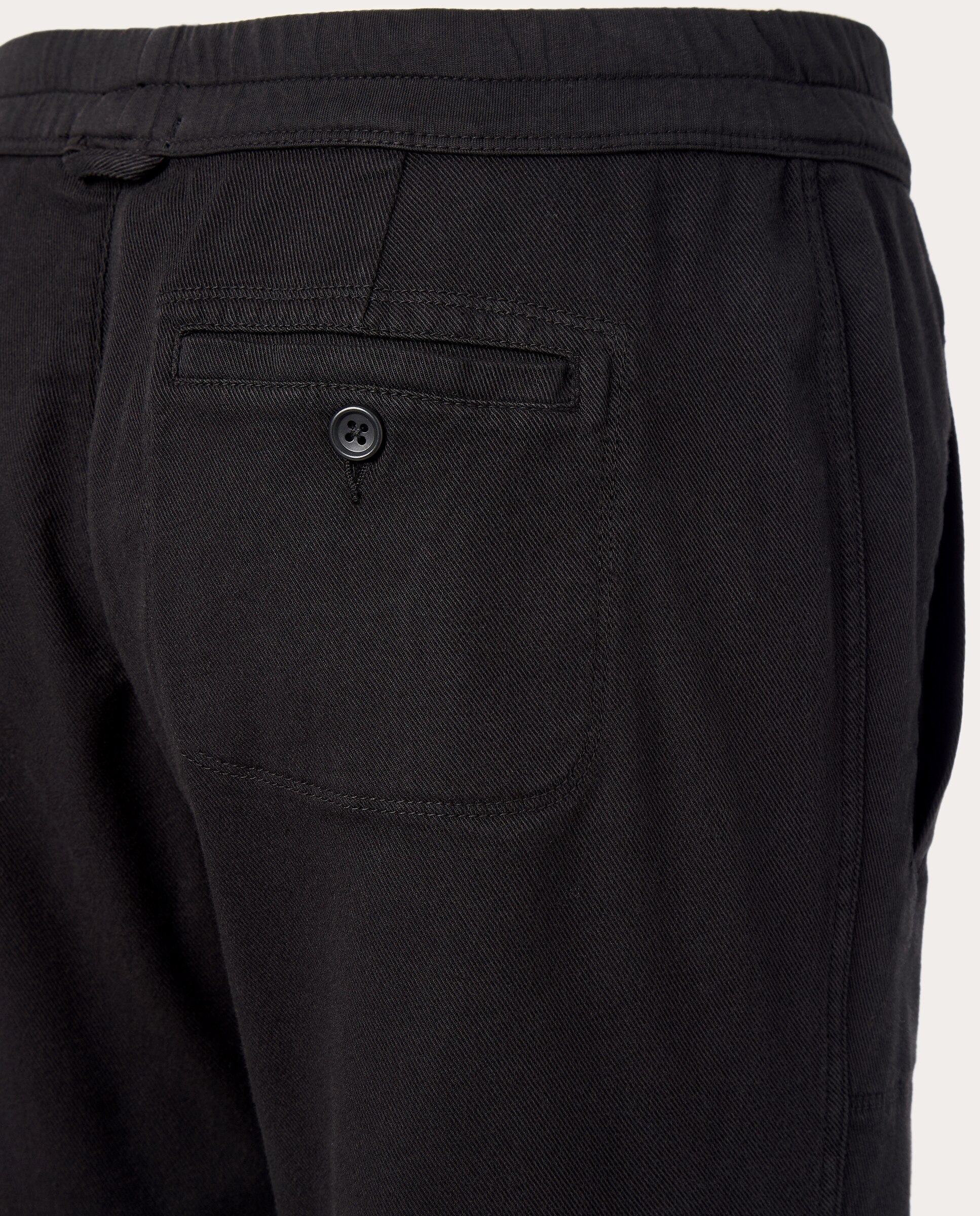Pantalón recto de algodón - Negro Negro-5